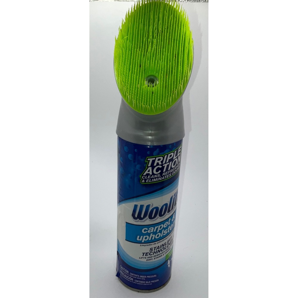 Woolite Carpet and Upholstery Cleaner Triple Stainlift Foam 12oz with Brush